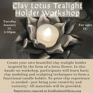 Clay Lotus Tealight Clay Lotus Tealight